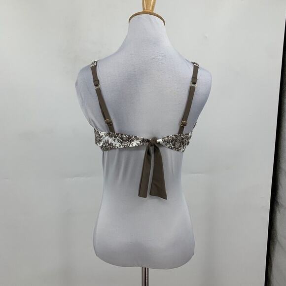 Tommy Bahama Bikini Top Womens XL Extra Large Multi Push Up Tie Back Padded - Picture 5 of 11